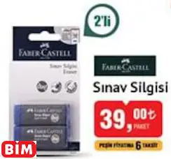 FABER CASTELL SINAV SİLGİSİ FABER CASTELL SINAV SİLGİSİ